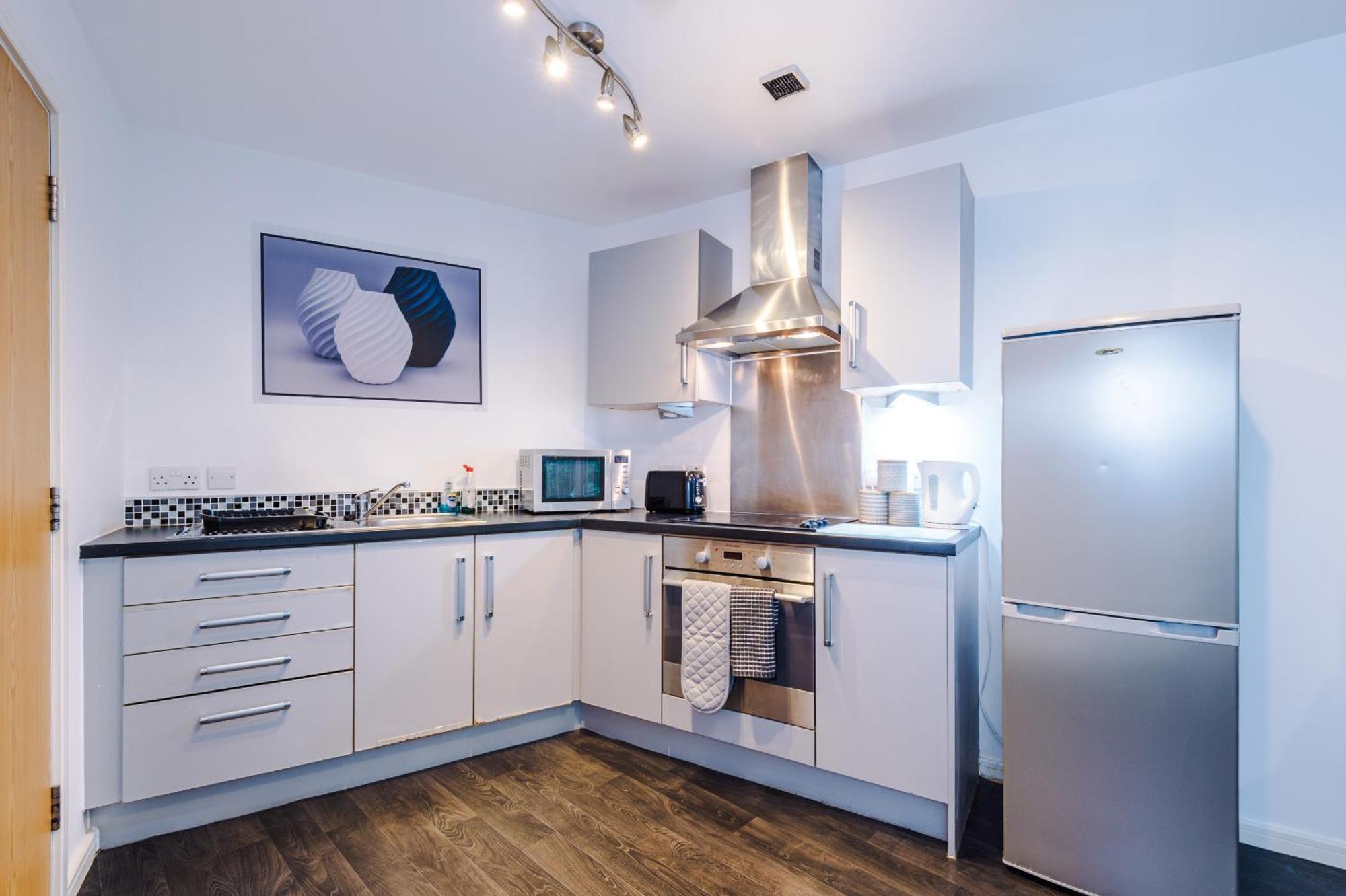 2 Bed Apartment With Balcony Private Parking Near Etihad Stadium, Coop Live 曼彻斯特 外观 照片